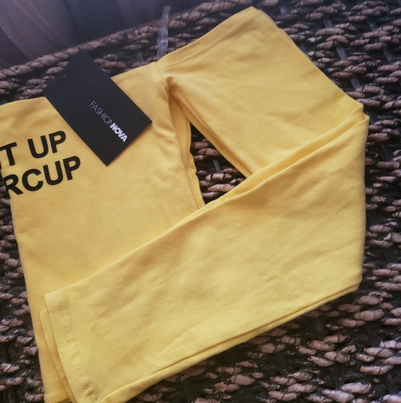 Fashion nova yellow top size M new - Picture 3 of 5